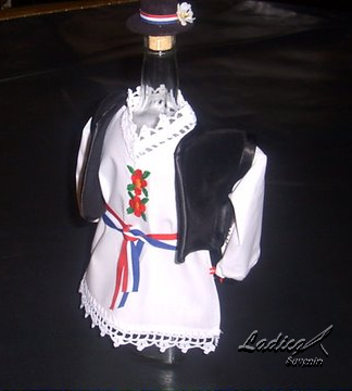 Croatian souvenir, male national costume